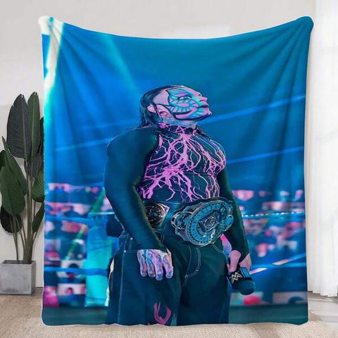 Blanket - Soft All-Season Throw With Vibrant Wrestling Design, Perfect Gift For Women, Valentine'S Day, Birthdays & Sports Fans, Cozy Home Decor, Wrestling Room Decor, Durable Fabric