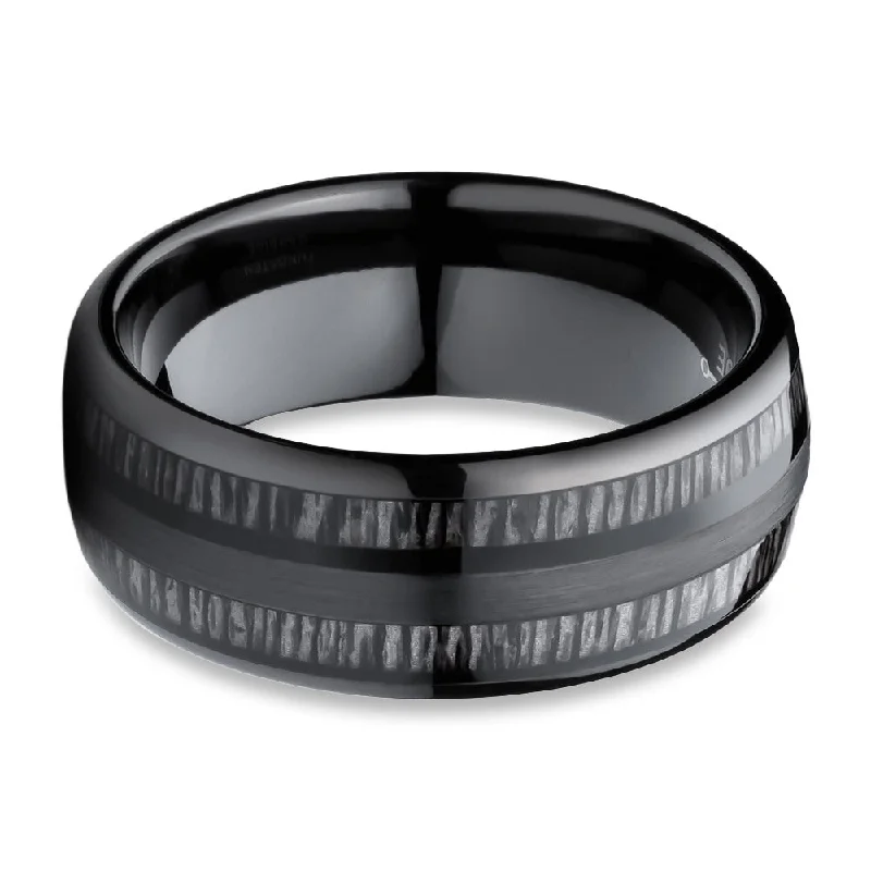 LED - Lit Fashion Rings in Plastic with Color - Changing Effects for a Futuristic LookTungsten Wedding Ring 8Mm Charcoal Wood Inlay Comfort Fit Cobalt Free