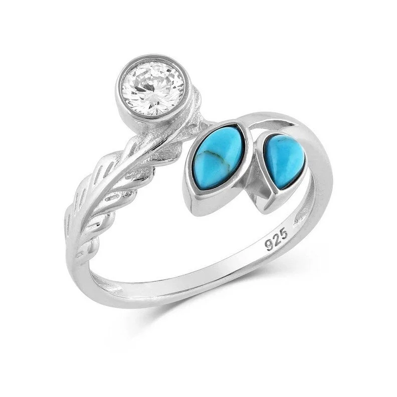 Fashion Rings with Initial Charms in Silver - Plated Metal for a Custom AccessoryMontana Silversmiths Ring Womens All Roads Lead Home Open Wrap RG5348 - Silver