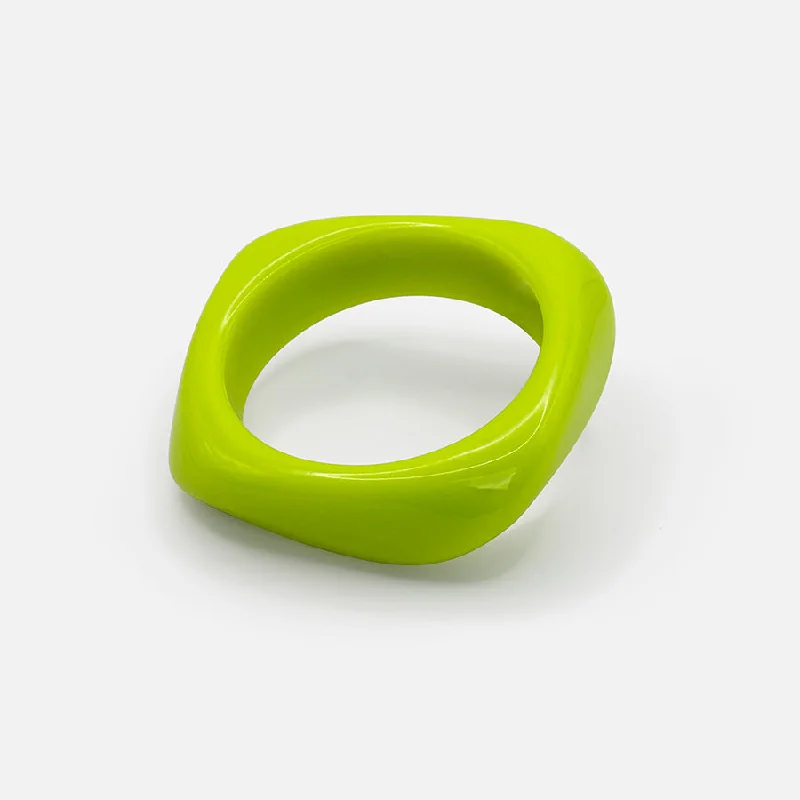 Clear Crystal - Embellished Bangles for a Sparkling and Elegant AppearanceACRYLIC BANGLE - LIME