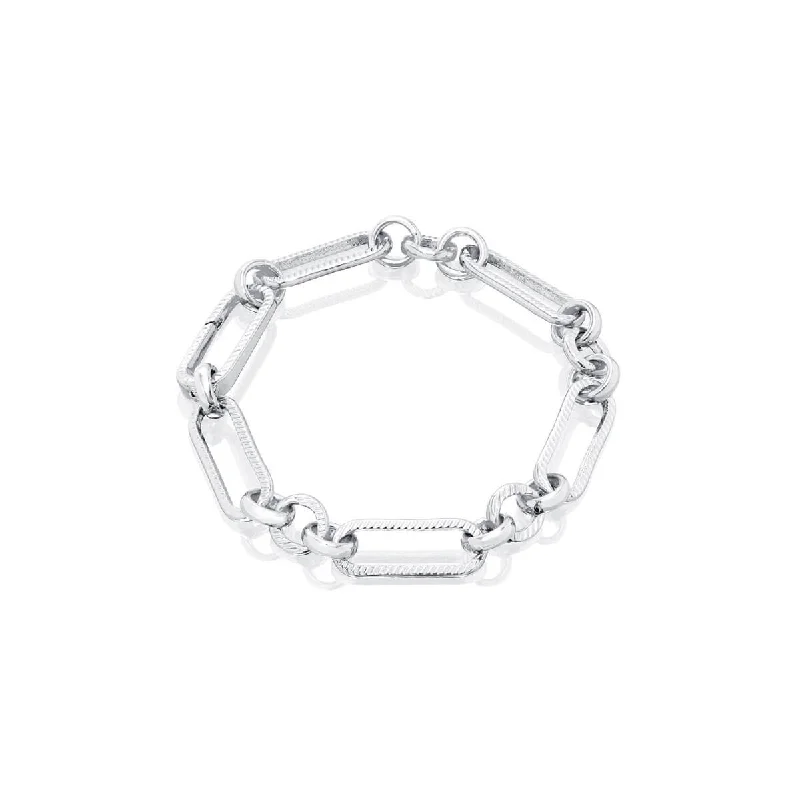 Chamm Bracelets with gemstonesFigaro Chain Bracelet (Silver)