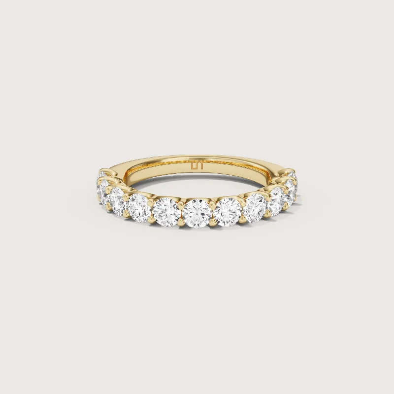 Art Deco Engagement Rings with Geometric Patterns and Baguette - Cut Diamond AccentsLuna Ring  | Halfway Diamonds